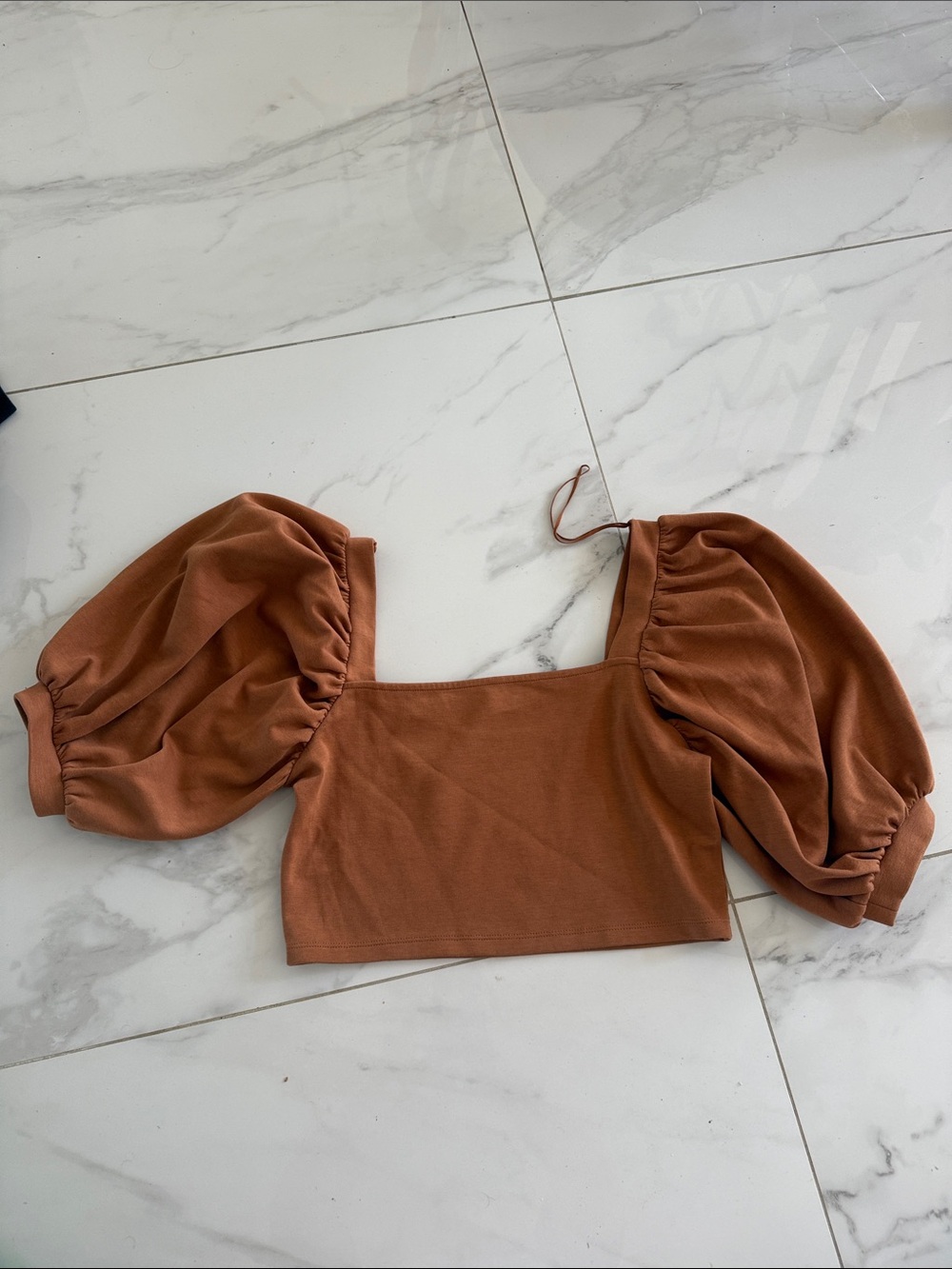 Oak refined crop top